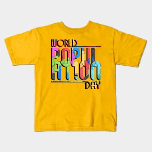 World Population Day Kids T-Shirt